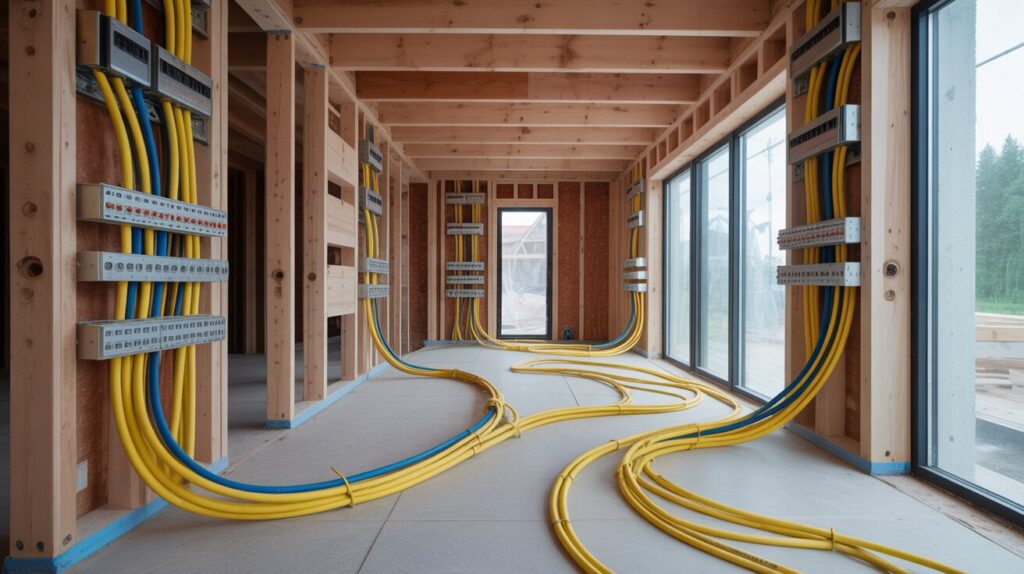 Eldragning vid nyproduktion