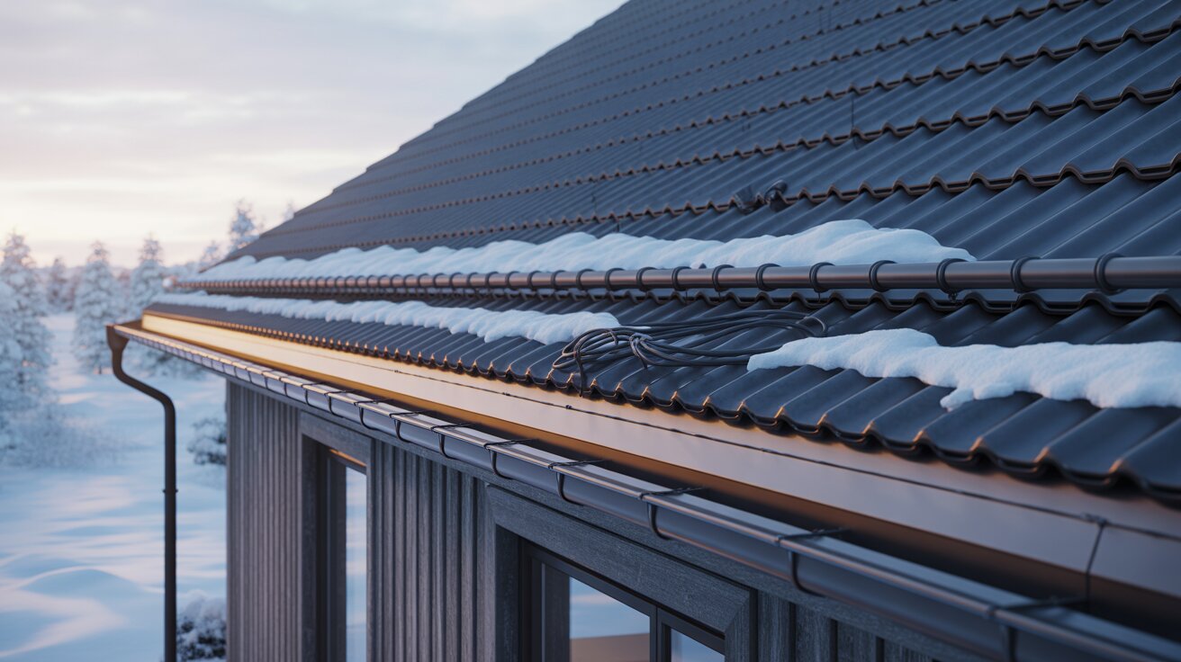 Installation av takvärme