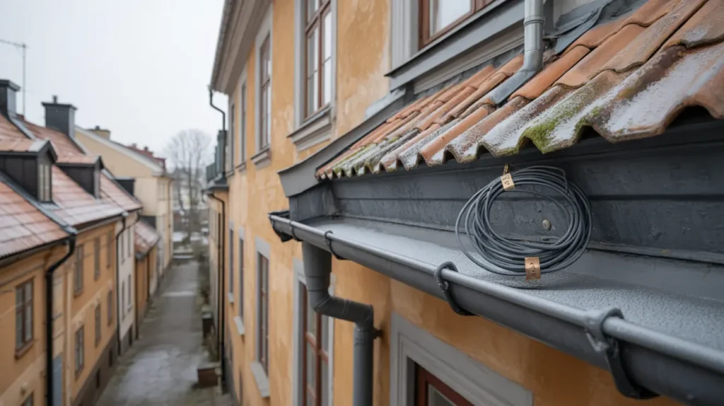 installation av takv rmekablar i takr nnor p s dermalm stockholm
