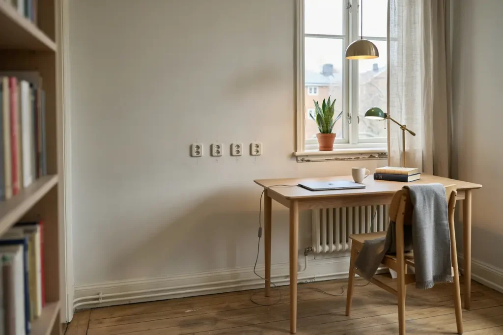s planerar du el f r hemmakontoret fler uttag b ttre belysning och s krare installationer